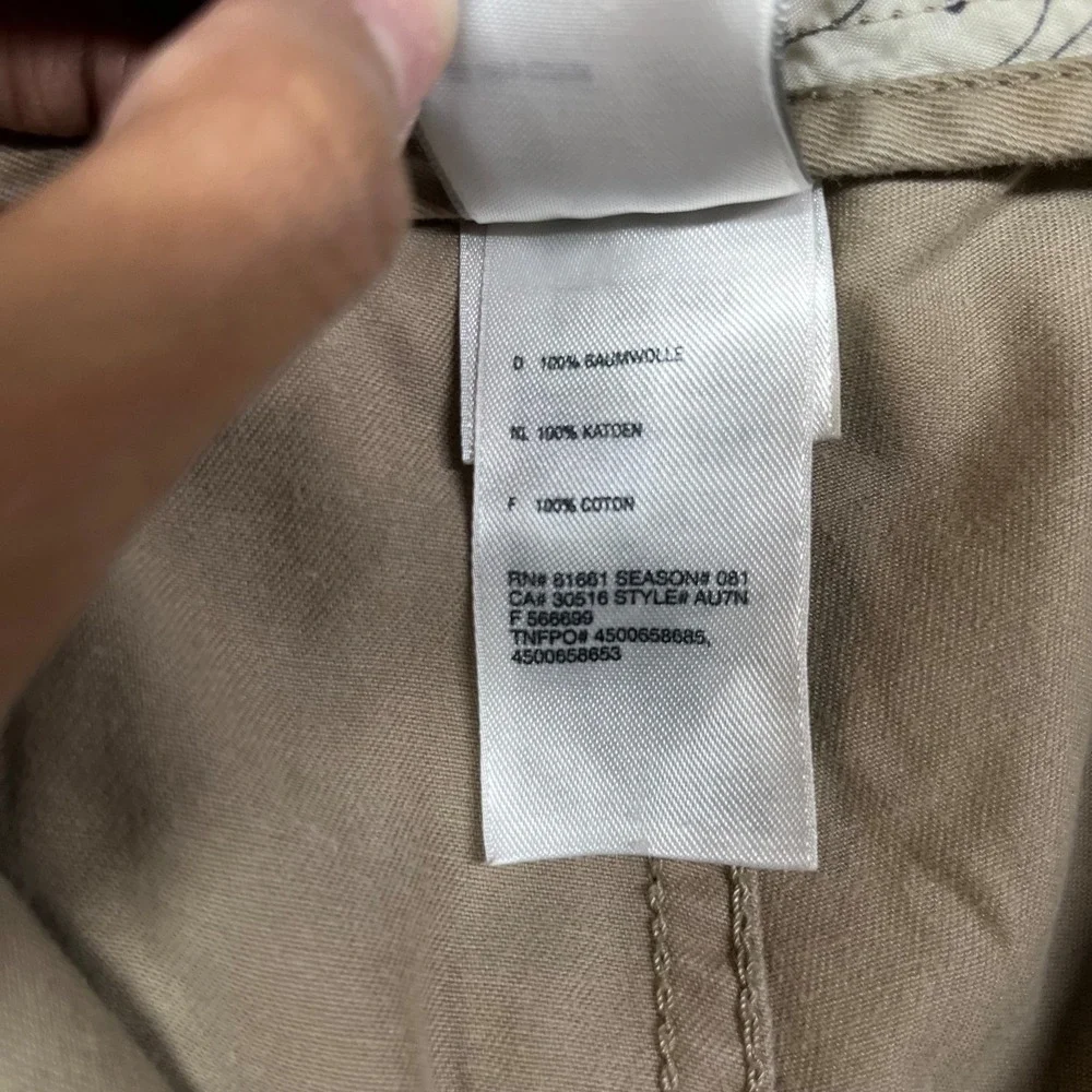 The North Face Cargo Pants Mens 36 Beige Good Utility Hiking Flat Front Cotton